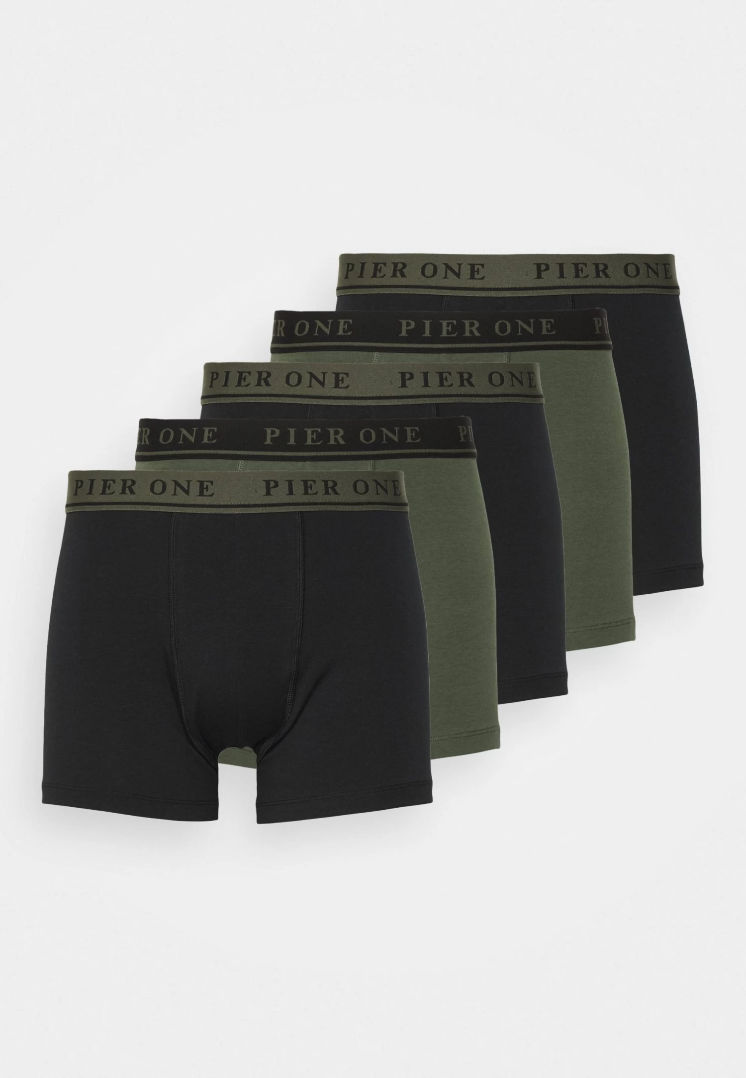 Pier One 5 Pack - Pants -Black/Khaki 3 Pier One 5 Pack - Pants -Black/Khaki
