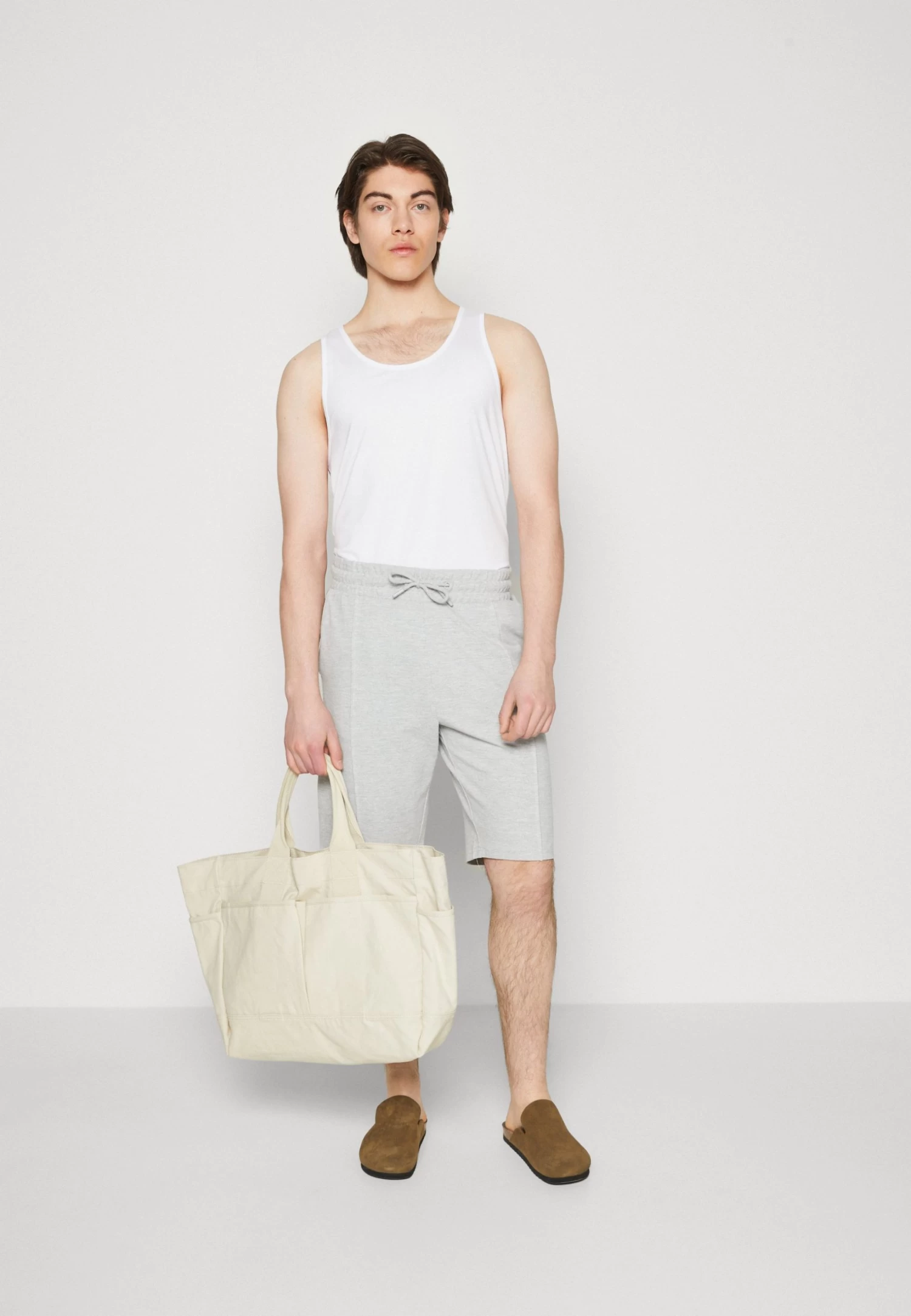 Pier One Shorts - Mottled Light Grey 4 Pier One Shorts - Mottled Light Grey - Image 2