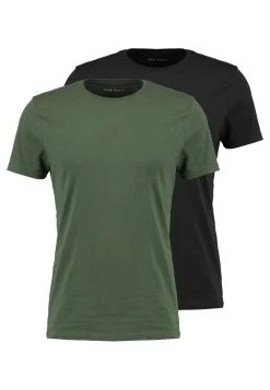 Pier One 2 Pack - Basic T-Shirt - Black -Pier One 05bf152d7b8e414b8ef3b78d9b11b6ff