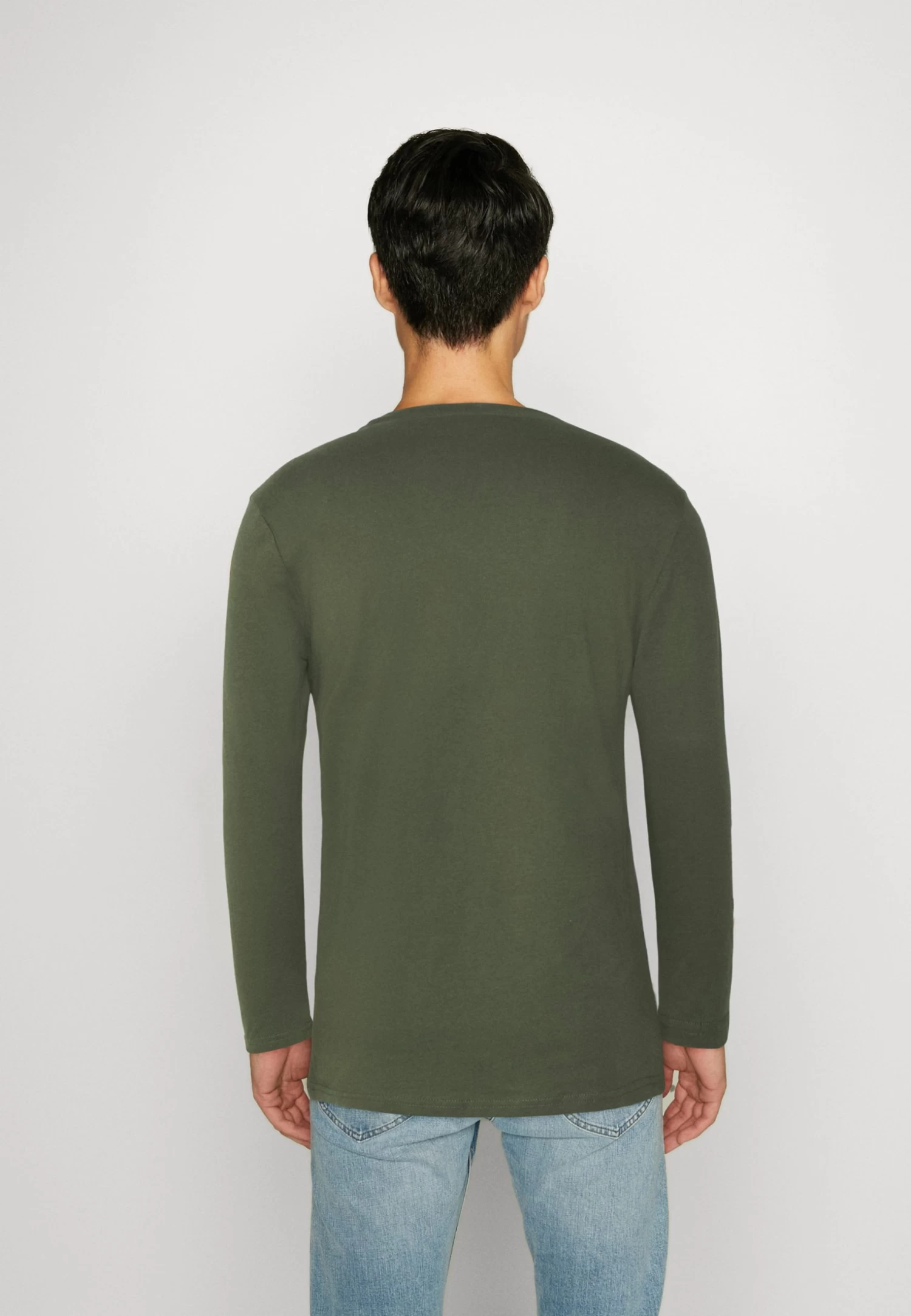 Pier One 2 Pack - Long Sleeved Top - Off-White/Dark Green 5 Pier One 2 Pack - Long Sleeved Top - Off-White/Dark Green - Image 3