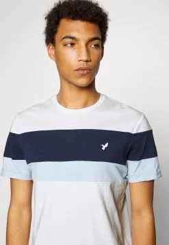 Pier One Print T-Shirt - White/Blue -Pier One 0c4d7a9c58b9432c847d4bba78c7bc49