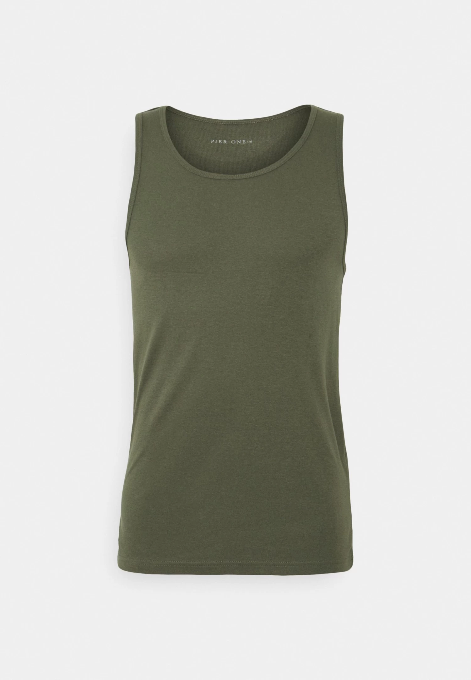 Pier One 3 Pack - Undershirt - Black/Khaki/Mottled Dark Grey 6 Pier One 3 Pack - Undershirt - Black/Khaki/Mottled Dark Grey - Image 4