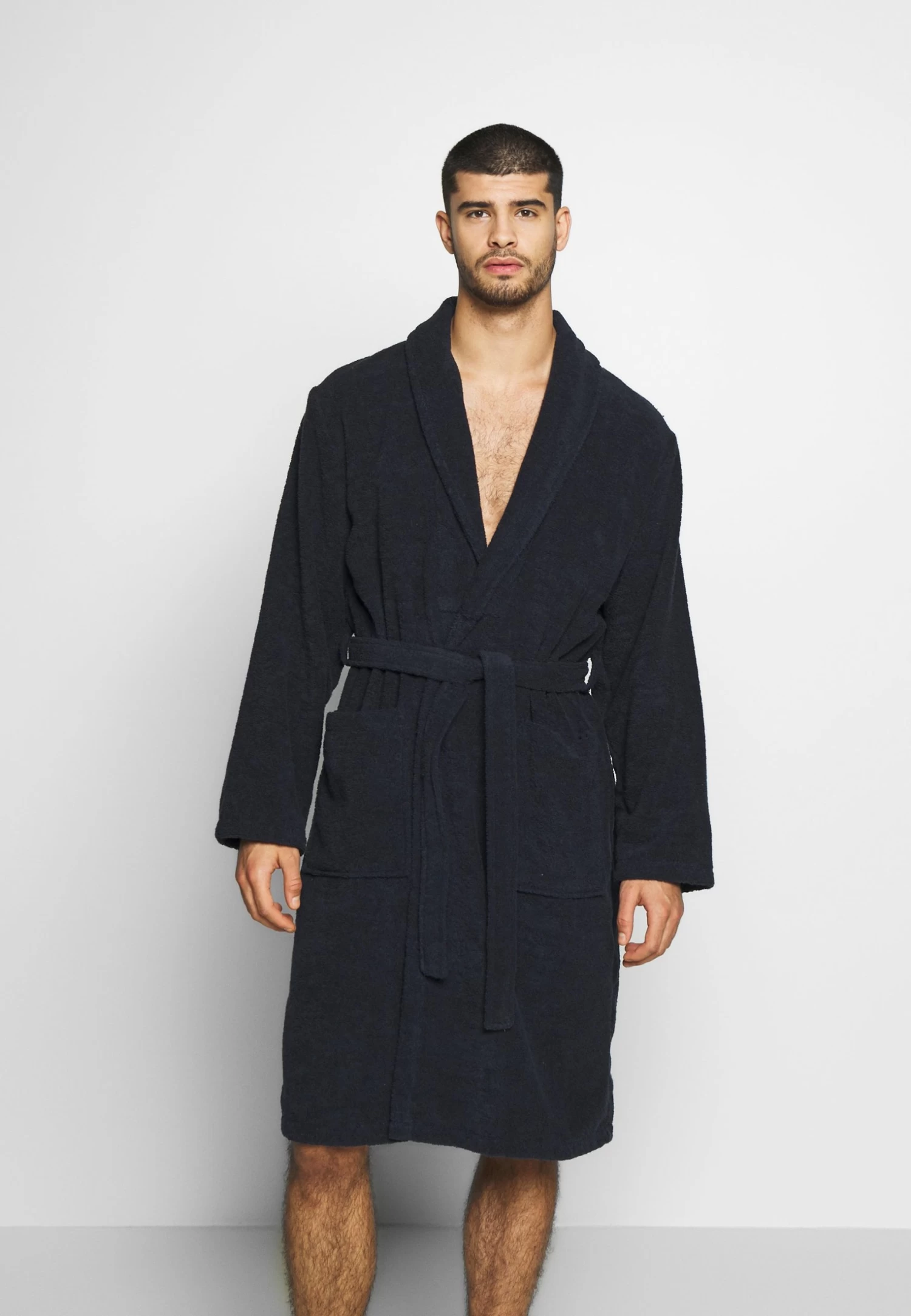 Pier One Dressing Gown - Dark Blue 3 Pier One Dressing Gown - Dark Blue