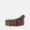 Pier One Leather Unisex - Belt -Dark Brown -Pier One 1192c30c228245a486b5f1da12d08c54