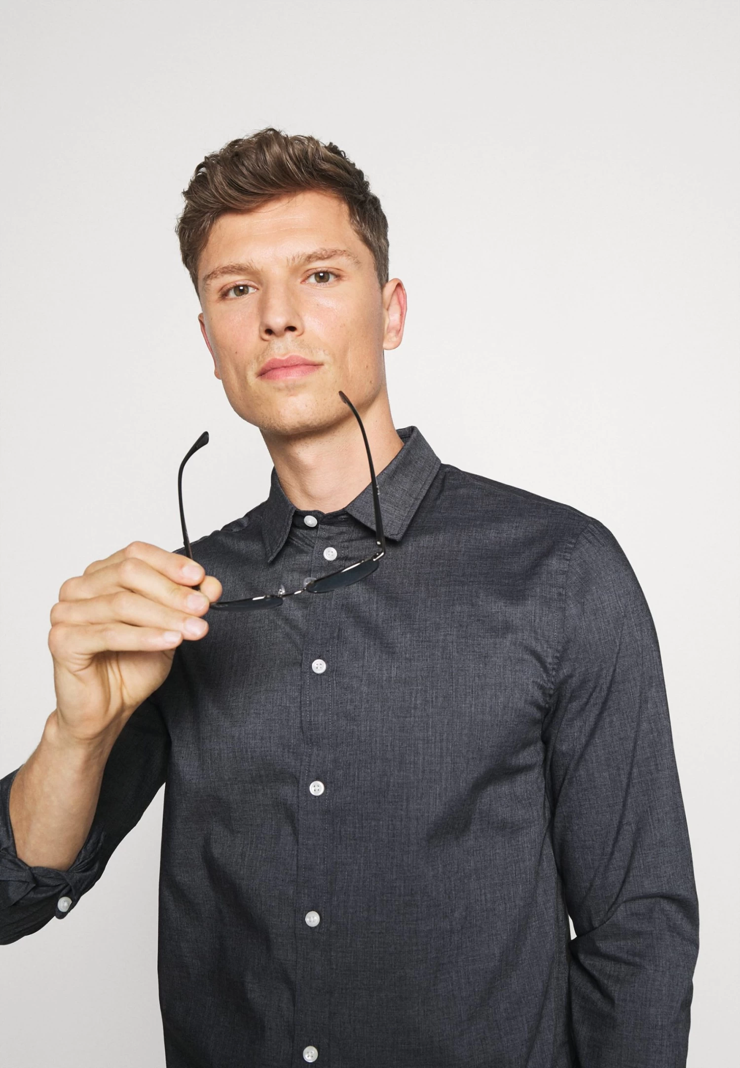 Pier One Shirt -Blue Grey 3 Pier One Shirt -Blue Grey