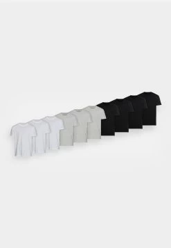 Pier One 10 Pack - Basic T-Shirt - Mottled Light Grey/Black/White 12 Pier One 10 Pack - Basic T-Shirt - Mottled Light Grey/Black/White -Pier One 1694a27305a44068bff2ea0f47a4f5e4