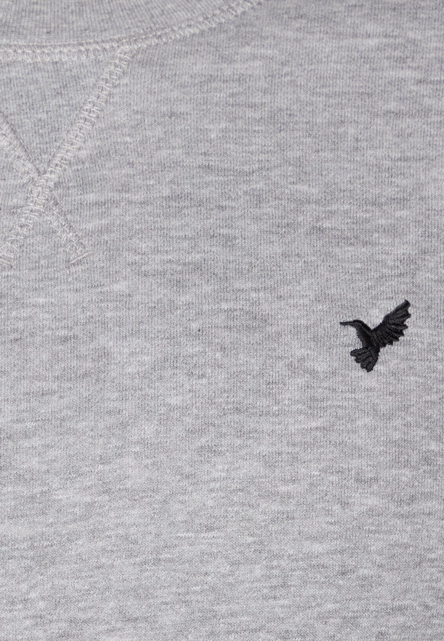 Pier One Sweatshirt - Black/Mottled Grey 7 Pier One Sweatshirt - Black/Mottled Grey - Image 5