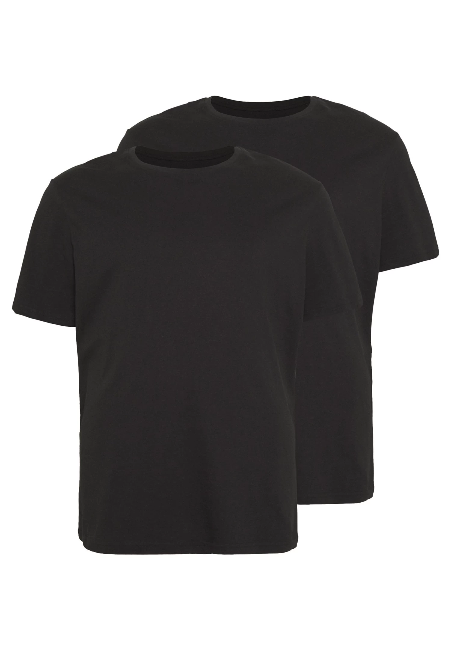 Pier One 2 Pack - Basic T-Shirt -Black 6 Pier One 2 Pack - Basic T-Shirt -Black - Image 4