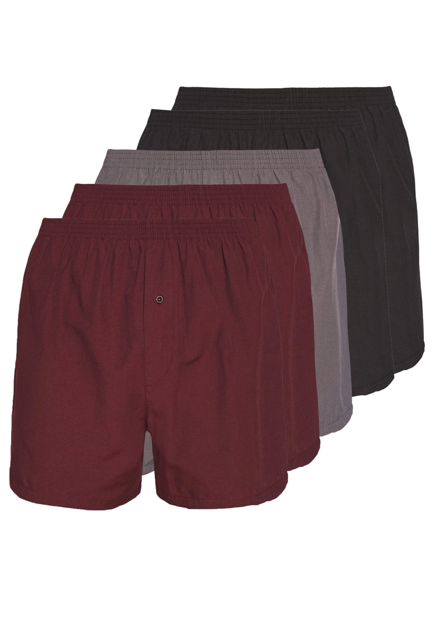 Pier One 5 Pack - Boxer Shorts - Black/Grey/Red 8 Pier One 5 Pack - Boxer Shorts - Black/Grey/Red - Image 6