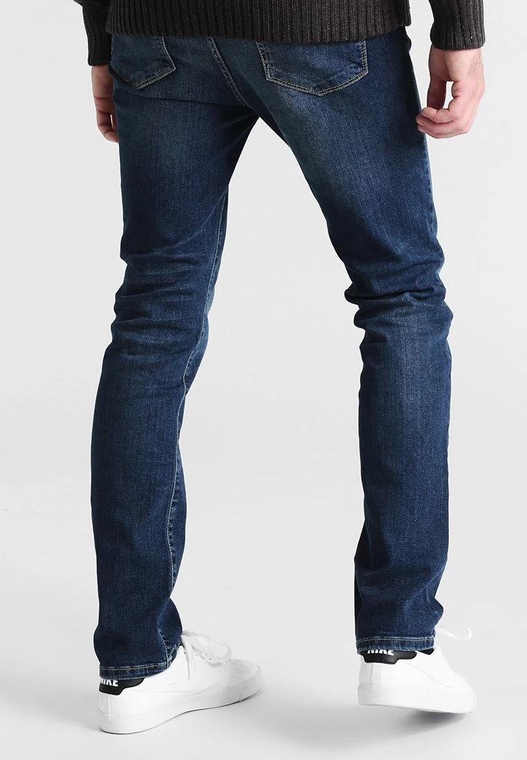 Pier One Straight Leg Jeans - Washed Dark Blue 5 Pier One Straight Leg Jeans - Washed Dark Blue - Image 3