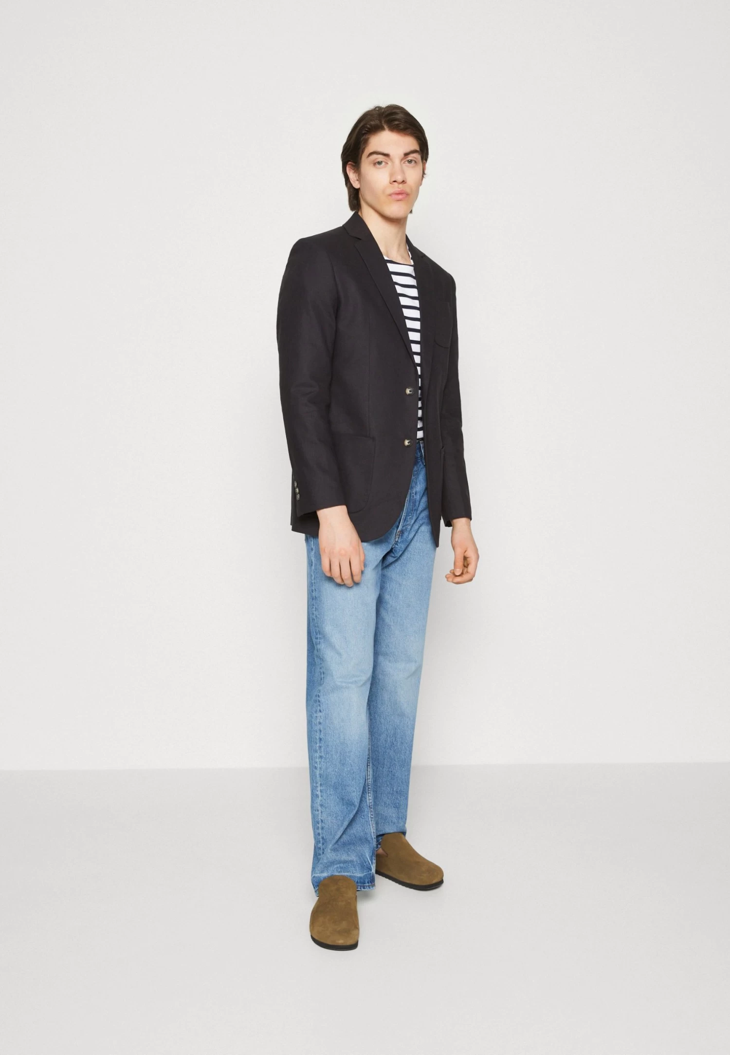 Pier One Blazer Jacket - Dark Blue 4 Pier One Blazer Jacket - Dark Blue - Image 2