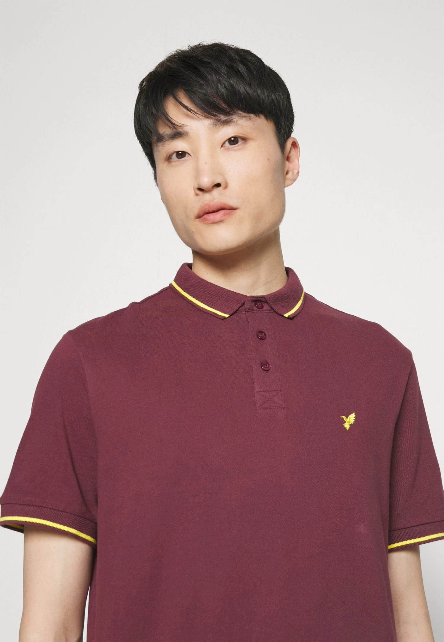 Pier One Neon Tipping Birdy - Polo Shirt - 304 - Bordeaux 6 Pier One Neon Tipping Birdy - Polo Shirt - 304 - Bordeaux - Image 4