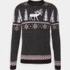 Pier One Wintery Christmas Jumper- Jumper - Black 1 Pier One Wintery Christmas Jumper- Jumper - Black -Pier One 1f29e5003384420ba463a74188a776d4