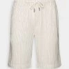 Pier One Linen Blend Drawcord Shorts- Shorts - Off-White 1 Pier One Linen Blend Drawcord Shorts- Shorts - Off-White -Pier One 228637db60b840a58a2b5acb0845341b