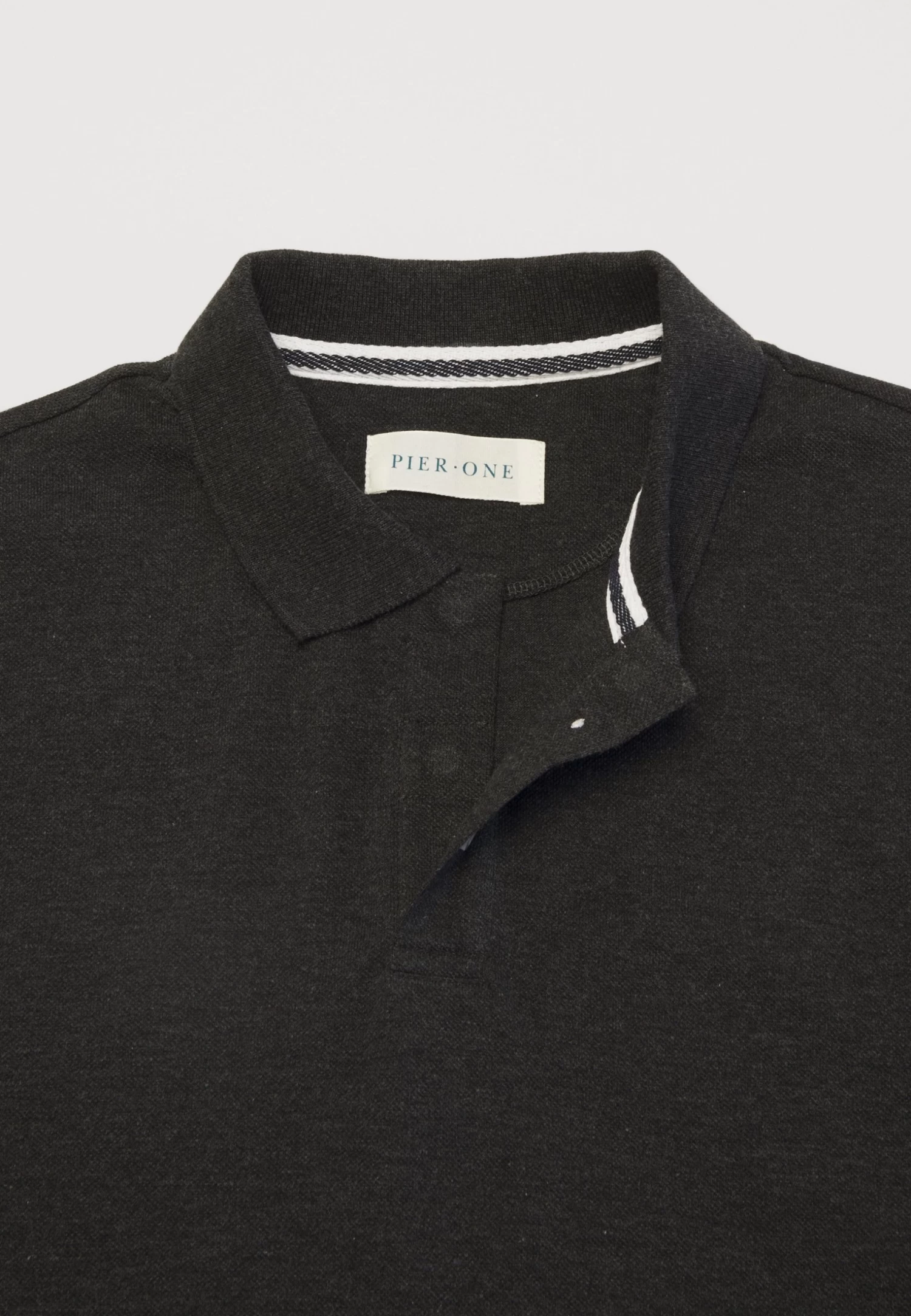 Pier One Polo Shirt - Dark Grey 11 Pier One Polo Shirt - Dark Grey - Image 9
