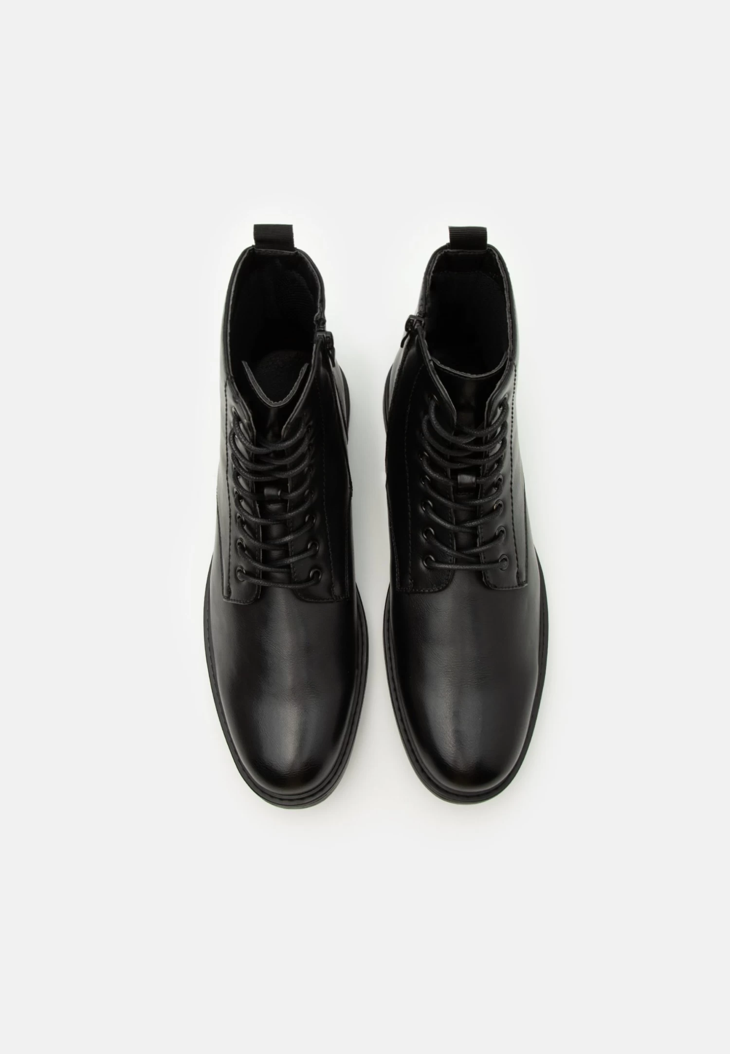 Pier One Lace-Up Ankle Boots - Black 6 Pier One Lace-Up Ankle Boots - Black - Image 4