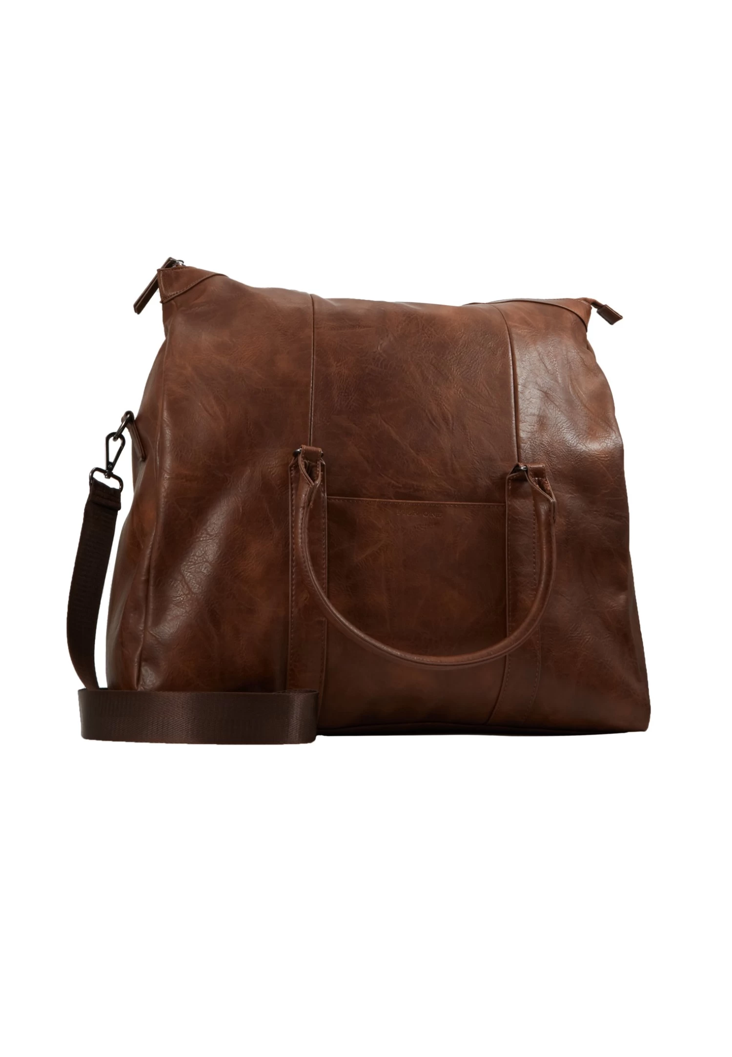 Pier One Unisex - Weekend Bag - Dark Brown 8 Pier One Unisex - Weekend Bag - Dark Brown - Image 6