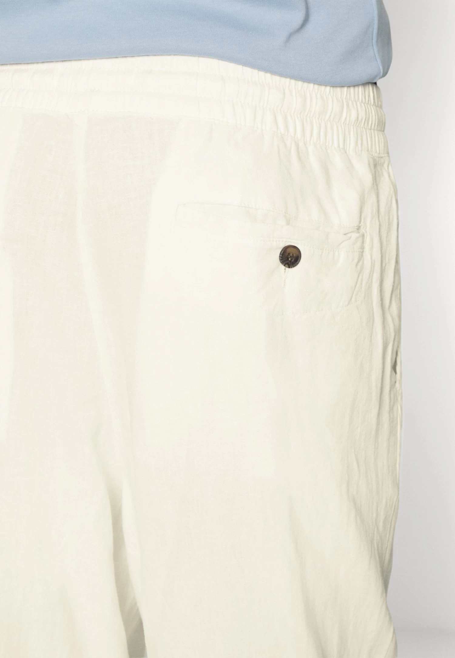 Pier One Drawcord Trousers Linen Blend - Trousers - White 8 Pier One Drawcord Trousers Linen Blend - Trousers - White - Image 6