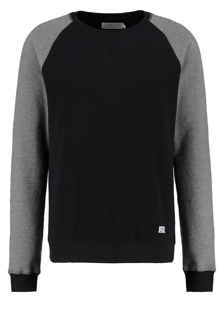 Pier One Sweatshirt - Grey Melange/Black 7 Pier One Sweatshirt - Grey Melange/Black - Image 5