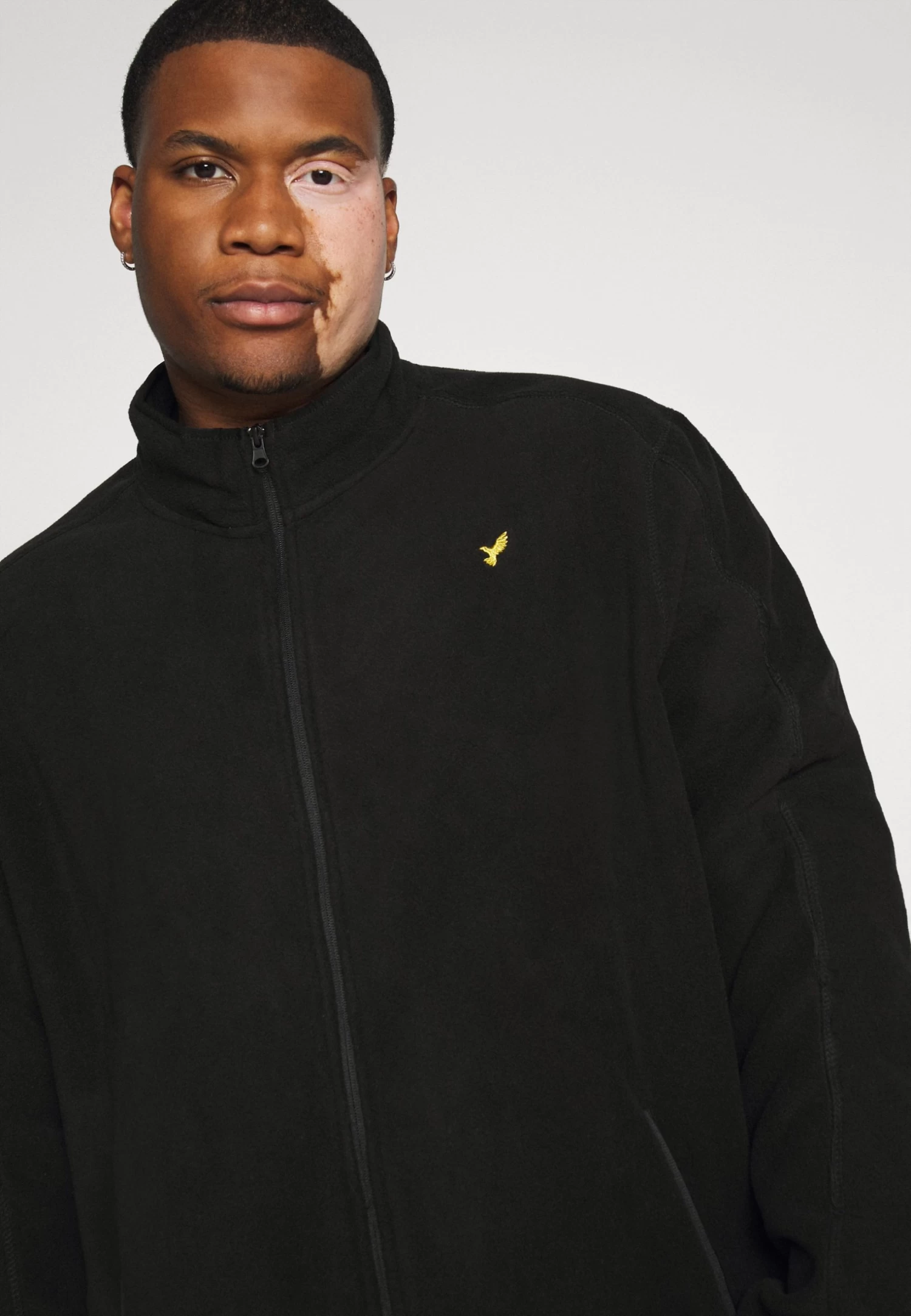 Pier One Fleece Jacket - Black 8 Pier One Fleece Jacket - Black - Image 6