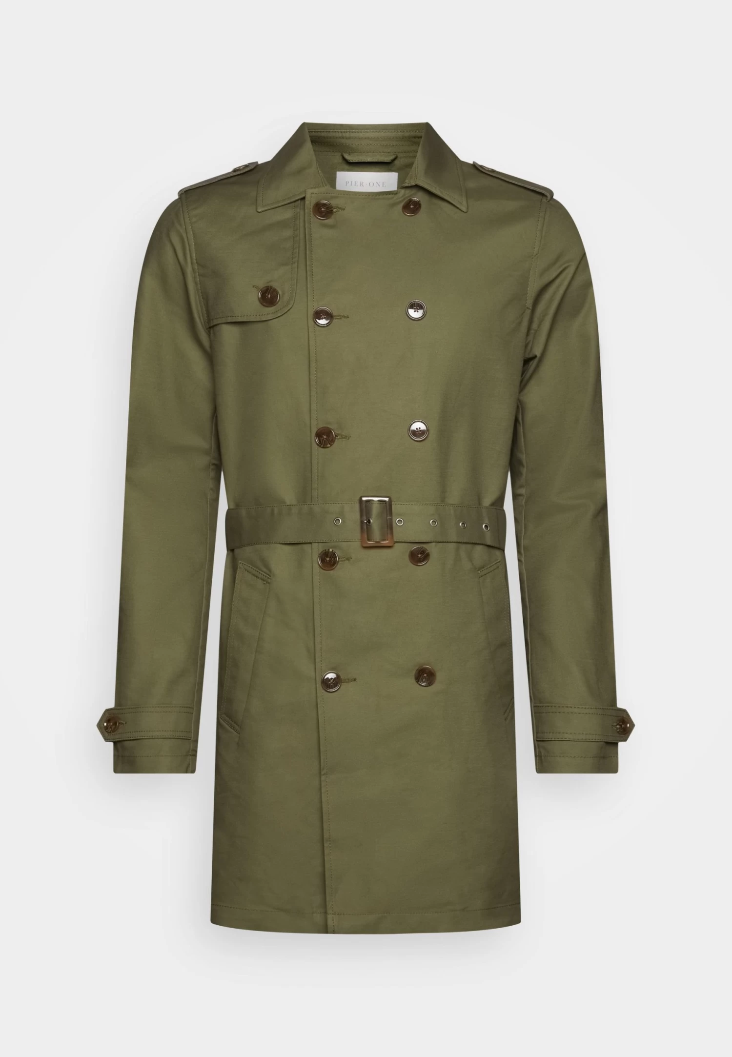 Pier One Trenchcoat - Olive 3 Pier One Trenchcoat - Olive