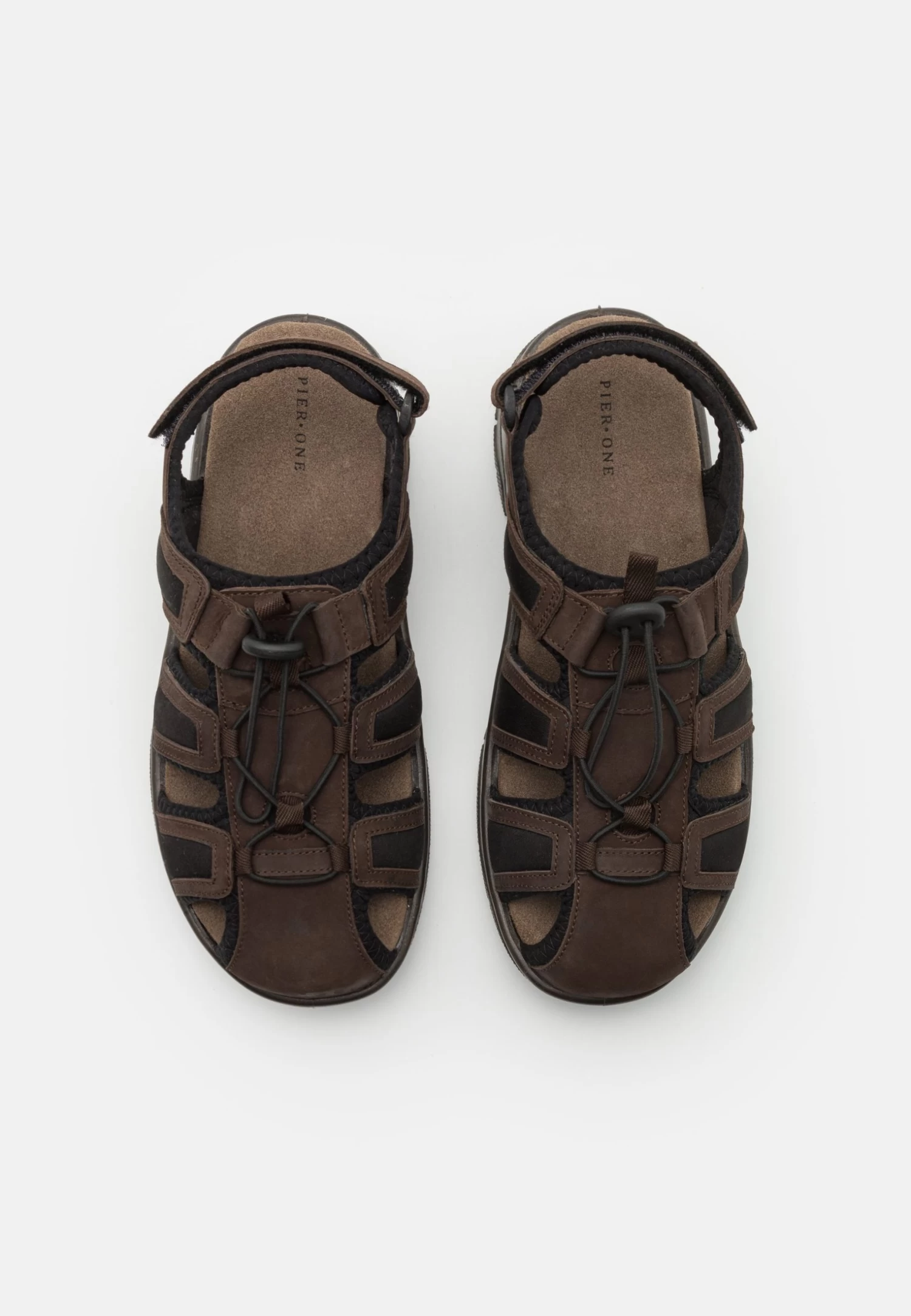 Pier One Leather - Walking Sandals - Brown 6 Pier One Leather - Walking Sandals - Brown - Image 4