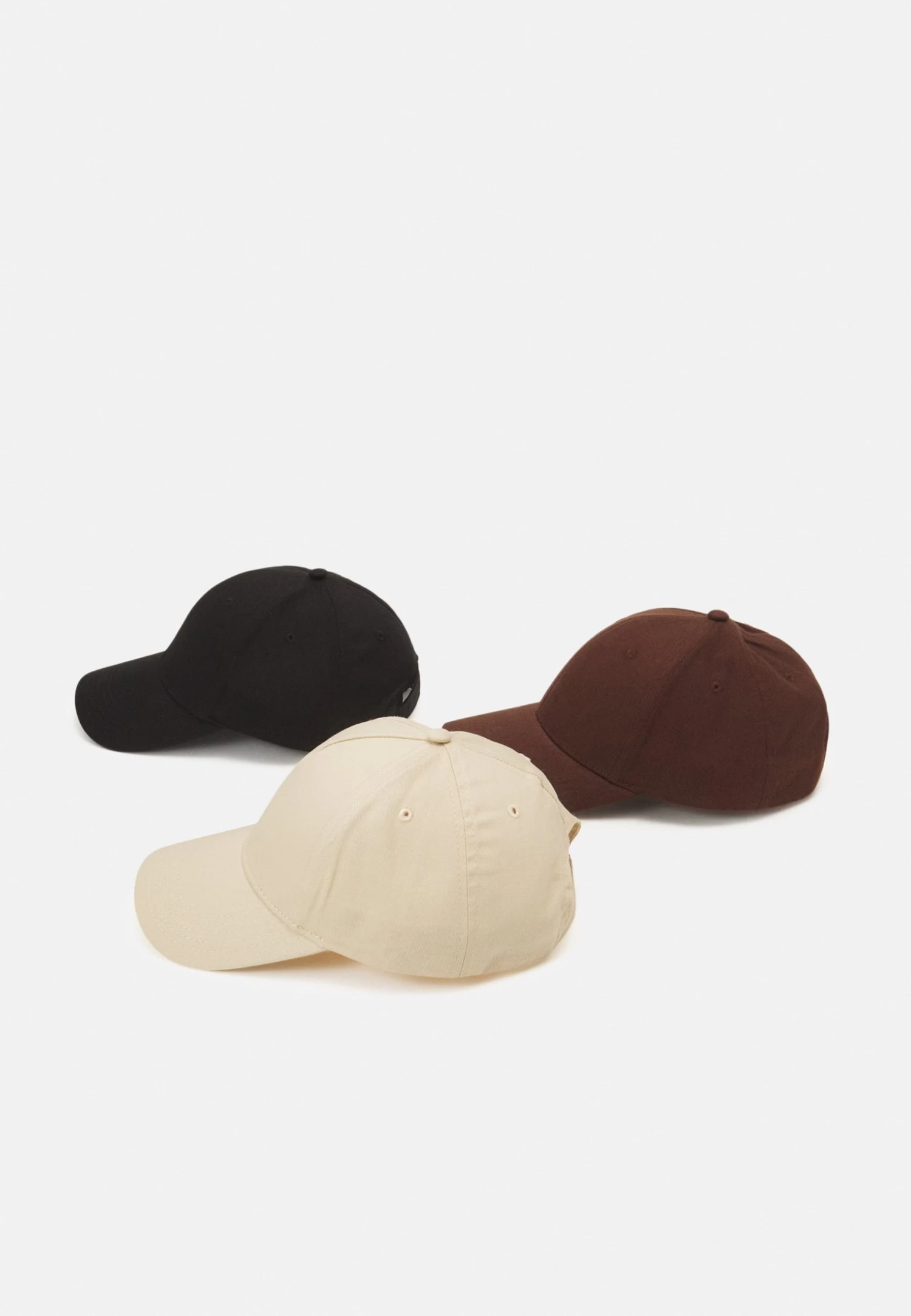 Pier One Unisex 3 Pack - Cap - Black/Dark Brown/Beige 5 Pier One Unisex 3 Pack - Cap - Black/Dark Brown/Beige - Image 3