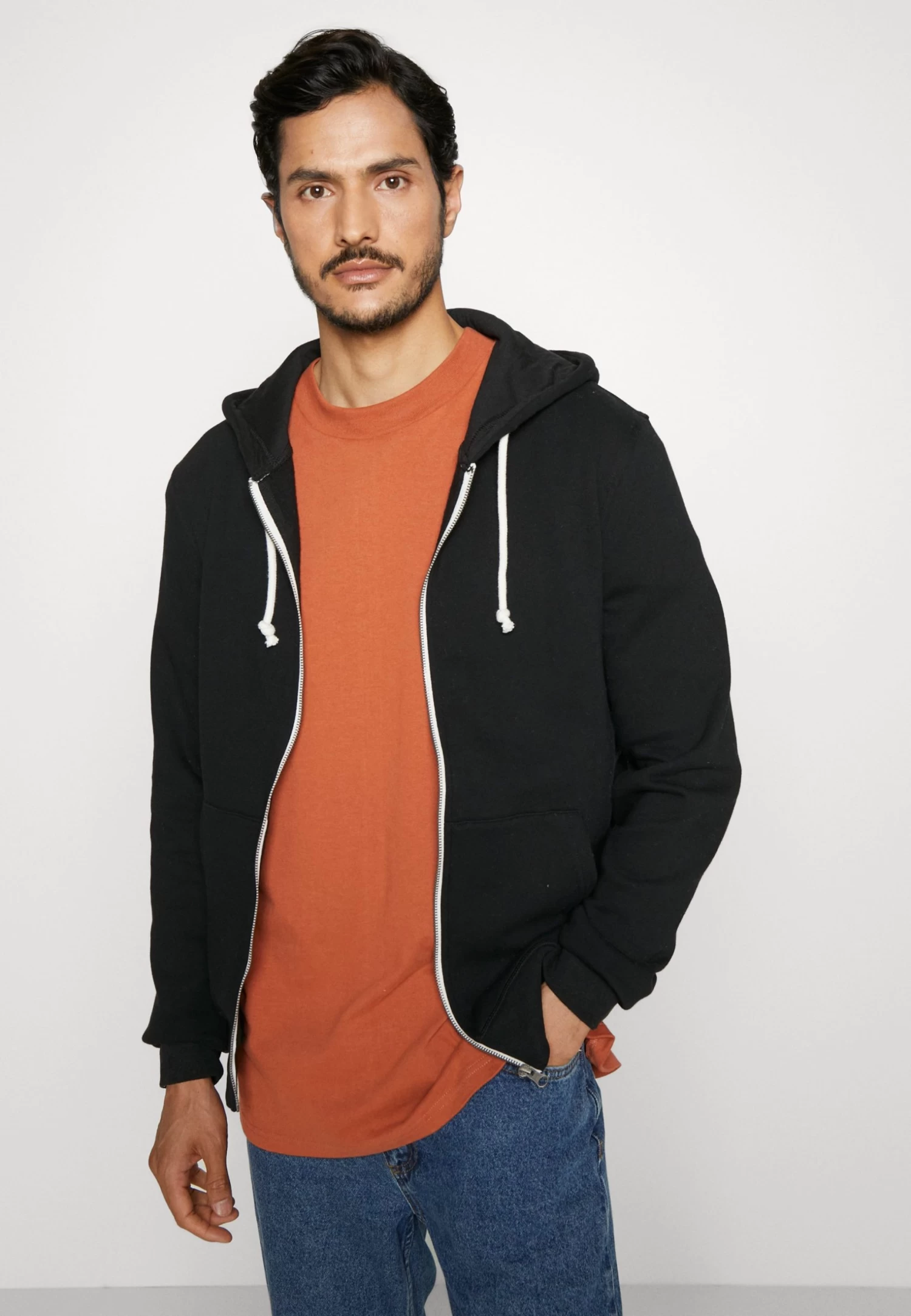 Pier One 2 Pack - Zip-Up Sweatshirt - Black/Mottled Light Grey 7 Pier One 2 Pack - Zip-Up Sweatshirt - Black/Mottled Light Grey - Image 5