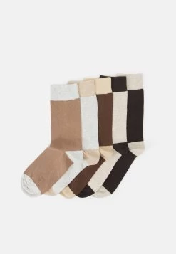 Pier One 5 Pack - Socks - Off-White/Beige/Tan 5 Pier One 5 Pack - Socks - Off-White/Beige/Tan -Pier One 35444b6e0a6643cfb81f8e819e2c6660