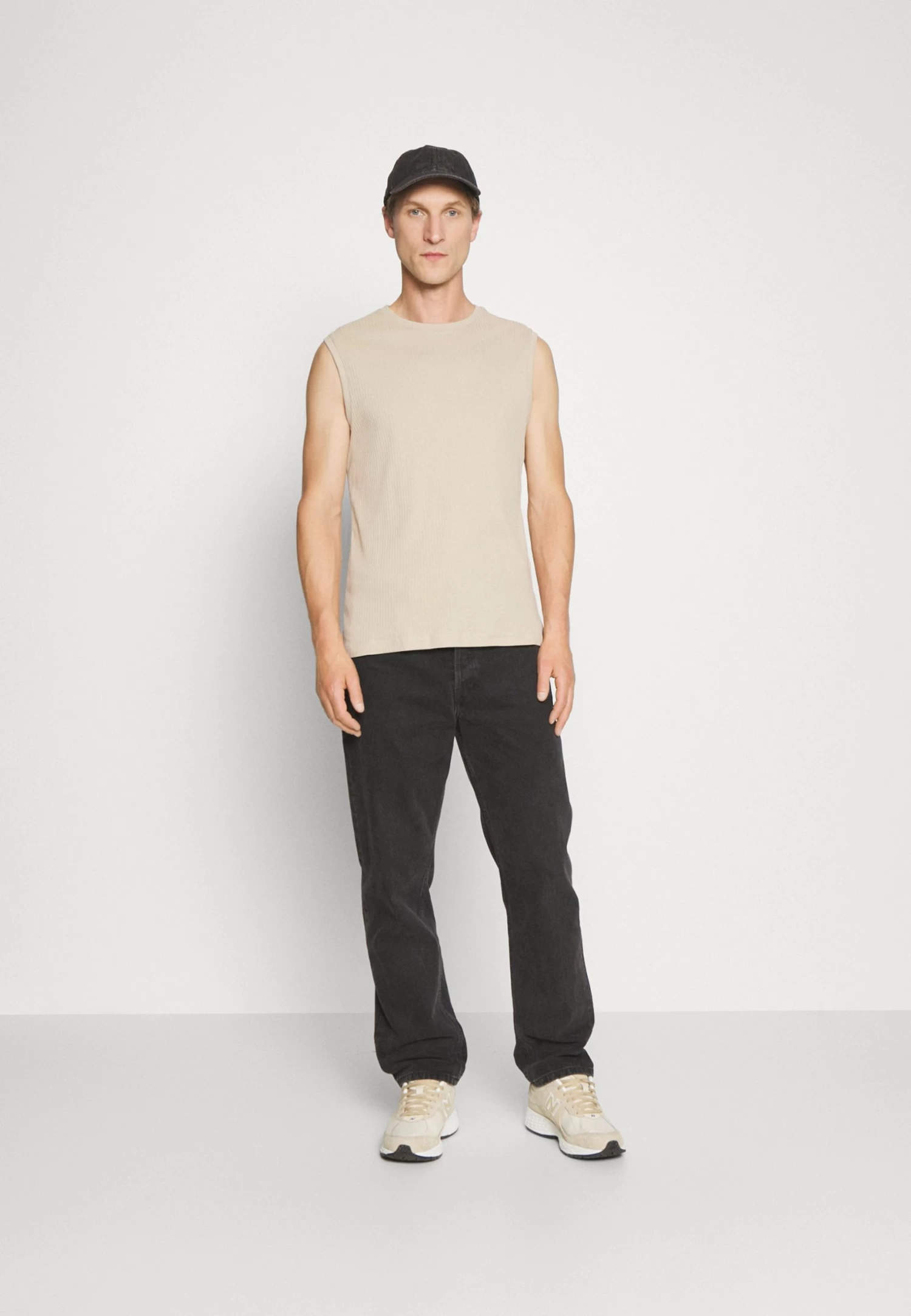 Pier One 2 Pack - Top -Black/Beige 3 Pier One 2 Pack - Top -Black/Beige