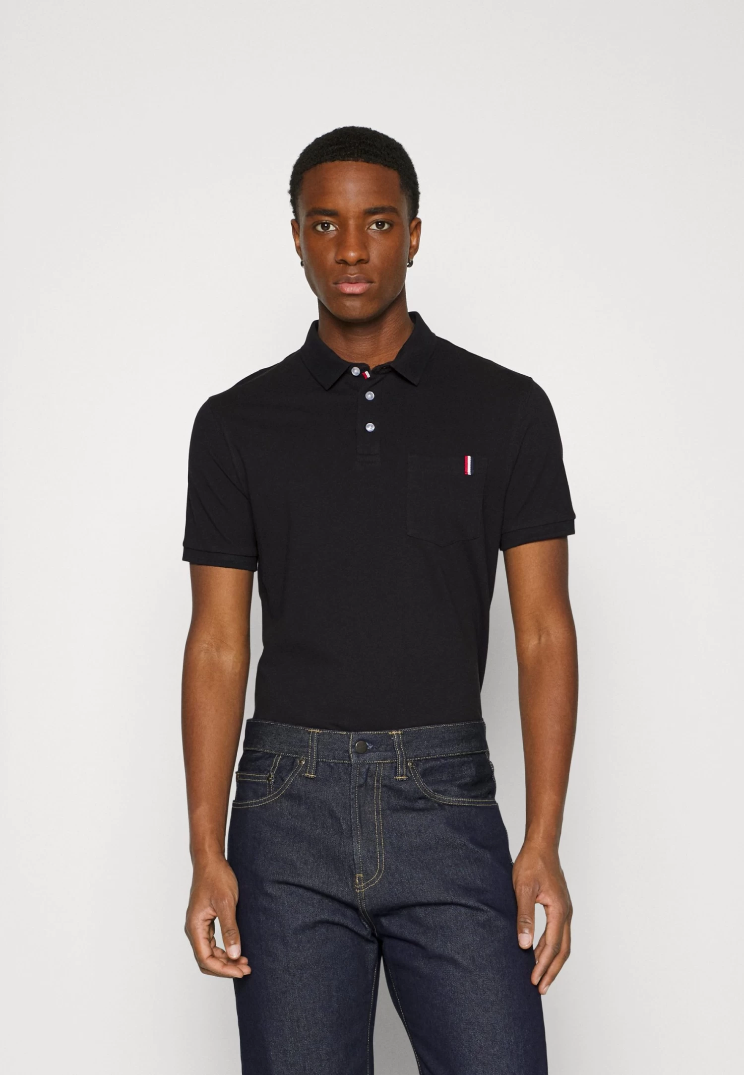 Pier One 2 Pack - Polo Shirt - Light Blue/Black 6 Pier One 2 Pack - Polo Shirt - Light Blue/Black - Image 4