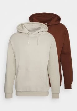 Pier One 2 Pack - Hoodie - Brown/Tan 12 Pier One 2 Pack - Hoodie - Brown/Tan -Pier One 387353c8250148b999109e88c7554a6a