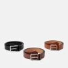Pier One 3 Pack - Belt - Black - 802_Brown - 702_Cognac - 708 -Pier One 3b19fa6682804d08a950889ace4cac7c