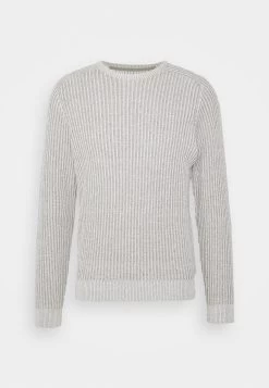 Pier One Jumper - Mottled Light Grey -Pier One 3cc0fef87cbf4148965707ab9482cc14