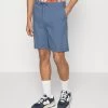 Pier One Linen Blend Drawcord Shorts- Shorts - Blue -Pier One 3ed7af71cb3f4deeb750cc63959c017b