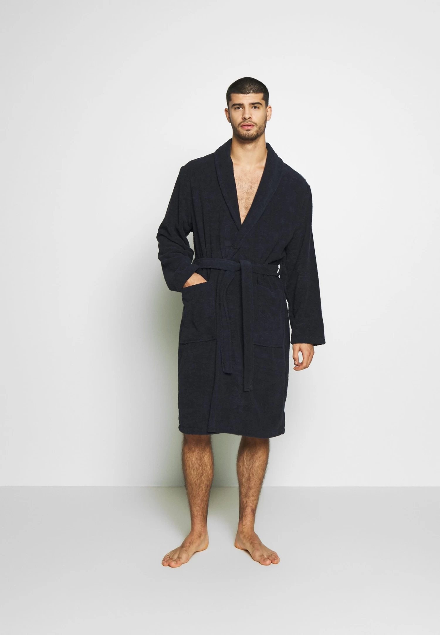 Pier One Dressing Gown - Dark Blue 4 Pier One Dressing Gown - Dark Blue - Image 2