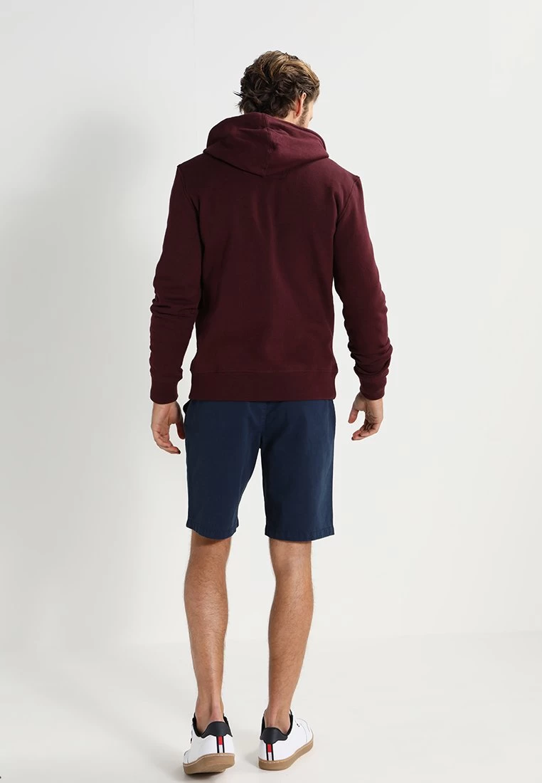 Pier One Zip-Up Sweatshirt - Bordeaux Melange 5 Pier One Zip-Up Sweatshirt - Bordeaux Melange - Image 3