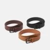 Pier One 3 Pack Unisex - Belt - Black/Brown/Cognac 1 Pier One 3 Pack Unisex - Belt - Black/Brown/Cognac -Pier One 42b03ec1f8144058b2682837f1279b7f