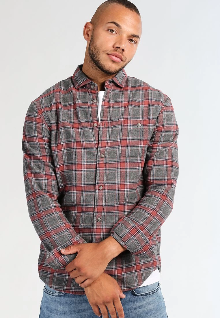 Pier One Shirt - Grey/Coral 3 Pier One Shirt - Grey/Coral