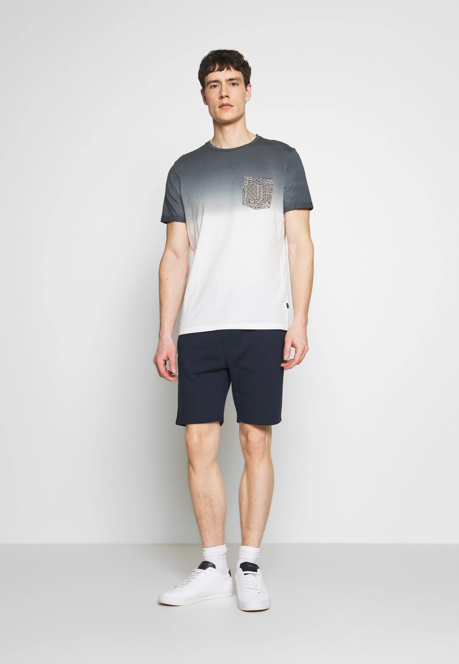 Pier One 2 Pack - Shorts - Dark Blue/Black 4 Pier One 2 Pack - Shorts - Dark Blue/Black - Image 2