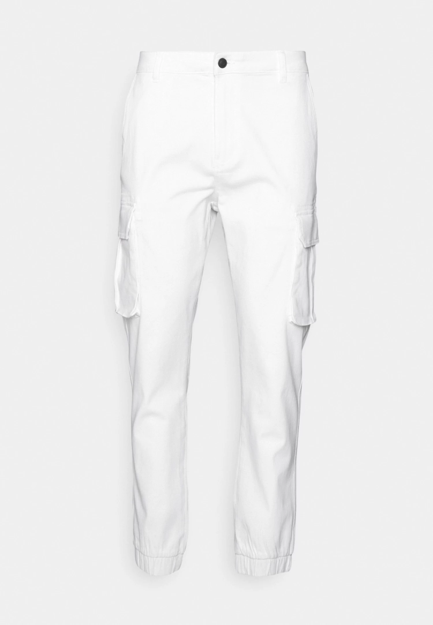 Pier One Cuffed Skinny Trouser- Cargo Trousers - White 6 Pier One Cuffed Skinny Trouser- Cargo Trousers - White - Image 4