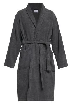Pier One Dressing Gown - Dark Gray -Pier One 4f5a22b619934e42847276907ebd2a82