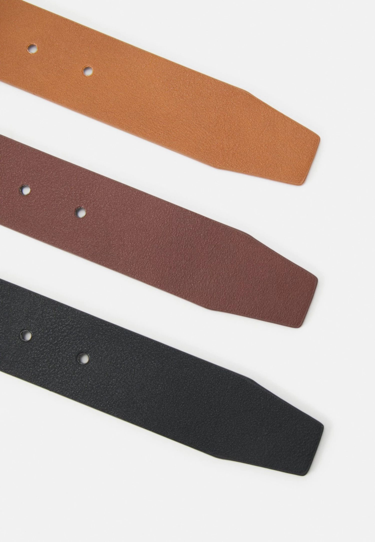 Pier One 3 Pack Unisex - Belt - Black/Brown/Cognac 5 Pier One 3 Pack Unisex - Belt - Black/Brown/Cognac - Image 3