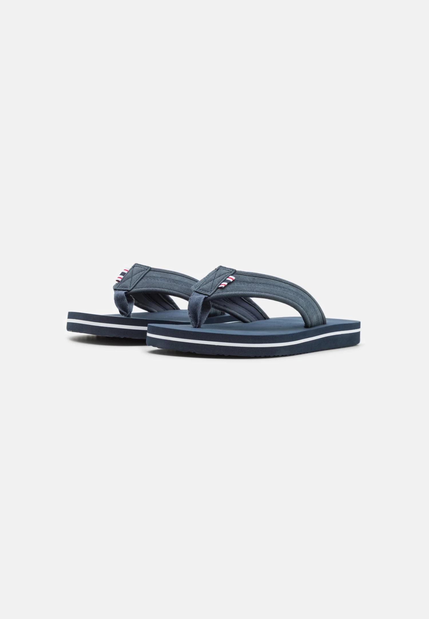 Pier One T-Bar Sandals - Dark Blue 4 Pier One T-Bar Sandals - Dark Blue - Image 2