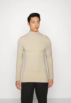 Pier One 2 Pack - Long Sleeved Top - Beige/Bordeaux -Pier One 56ac16533860485ab0af4460b554ef38