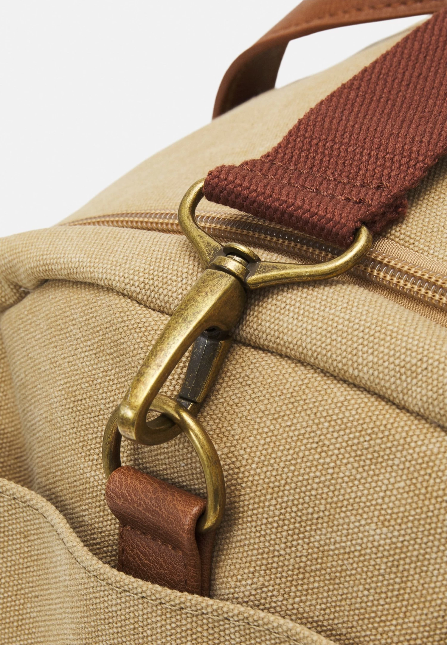 Pier One Unisex - Weekend Bag -Brown 6 Pier One Unisex - Weekend Bag -Brown - Image 4