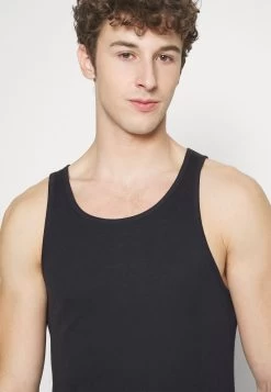 Pier One 5 Pack - Undershirt - Black -Pier One 58e14c44bde04a54805bc749257bc7b6