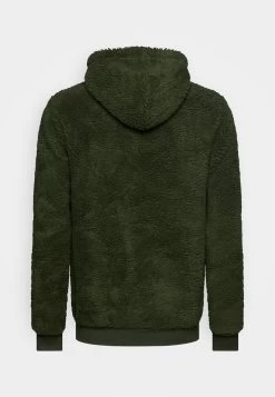 Pier One Borg Zip-Up Jacket - Fleece Jacket - Dark Green -Pier One 593c769d852144a4b76c300eb08daff6