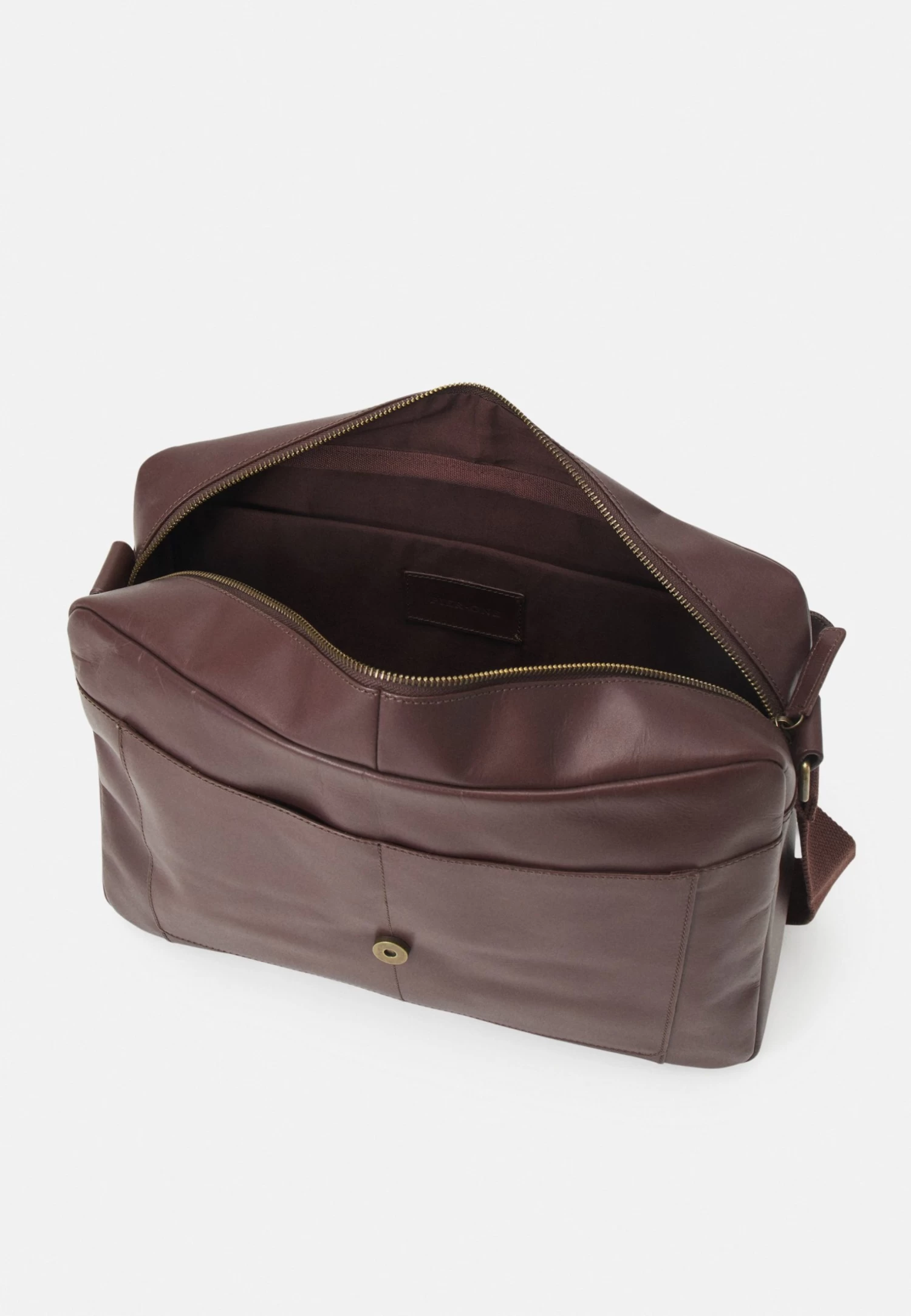 Pier One Leather Unisex - Laptop Bag - Brown 5 Pier One Leather Unisex - Laptop Bag - Brown - Image 3