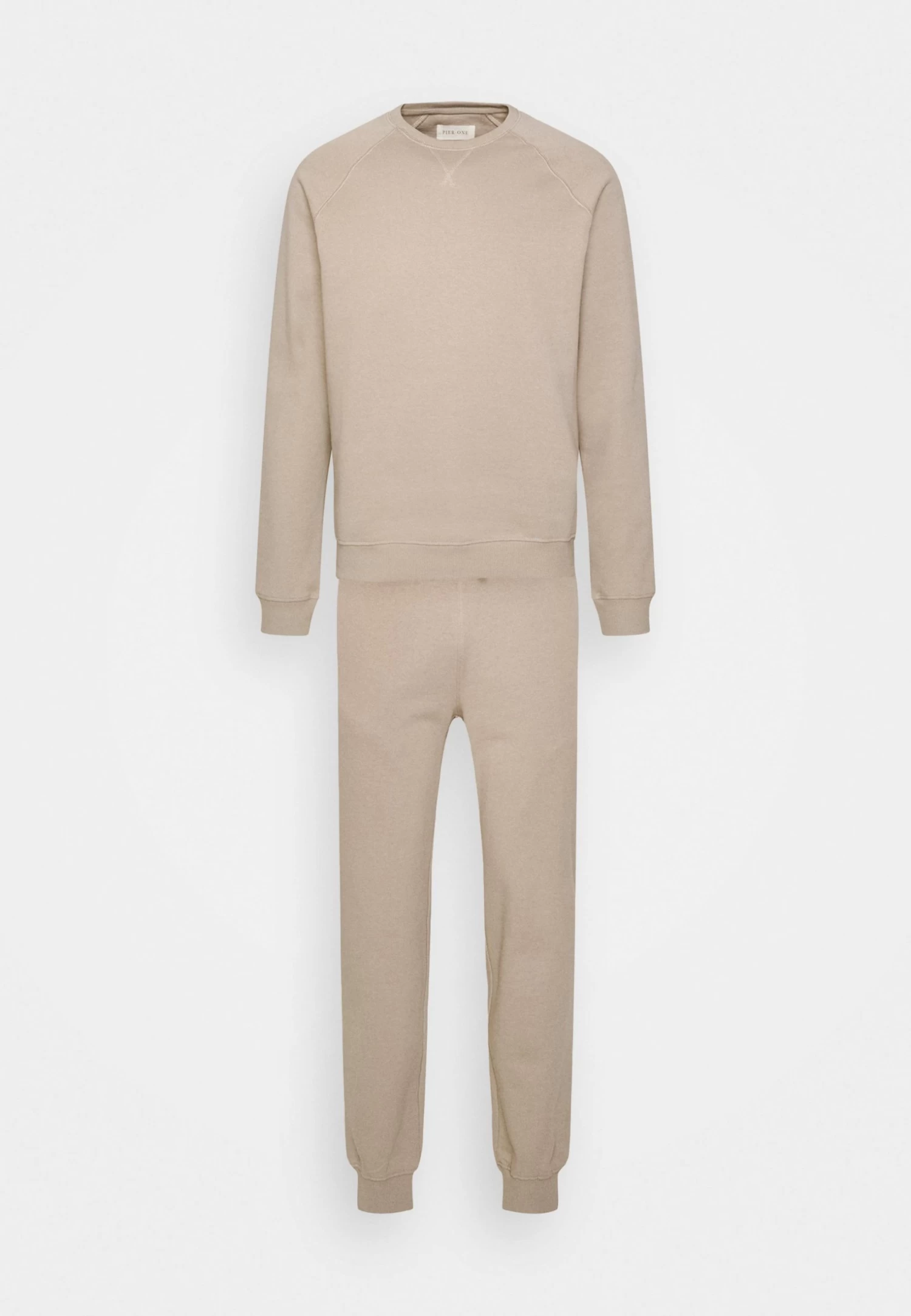 Pier One Set - Sweatshirt - Tan 3 Pier One Set - Sweatshirt - Tan